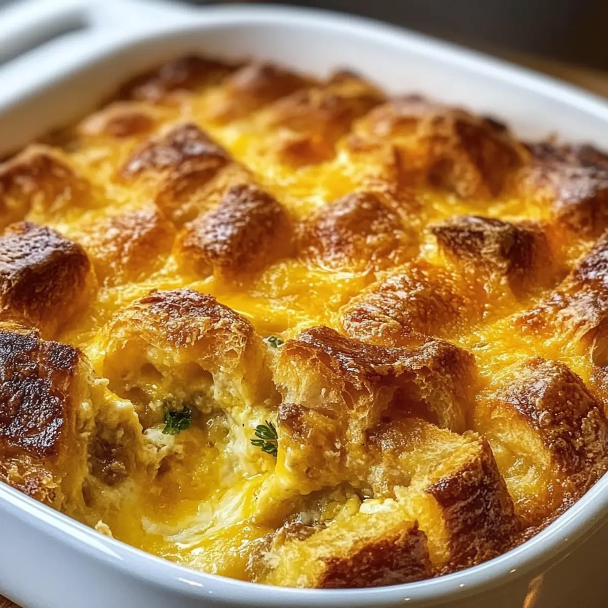Savor the Morning with Croissant Bake Breakfast Casserole
