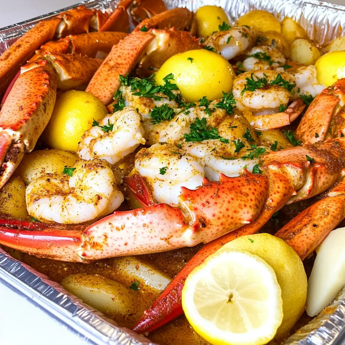 Easy Seafood Bake – Flavorful Feast Ready in 35 Minutes