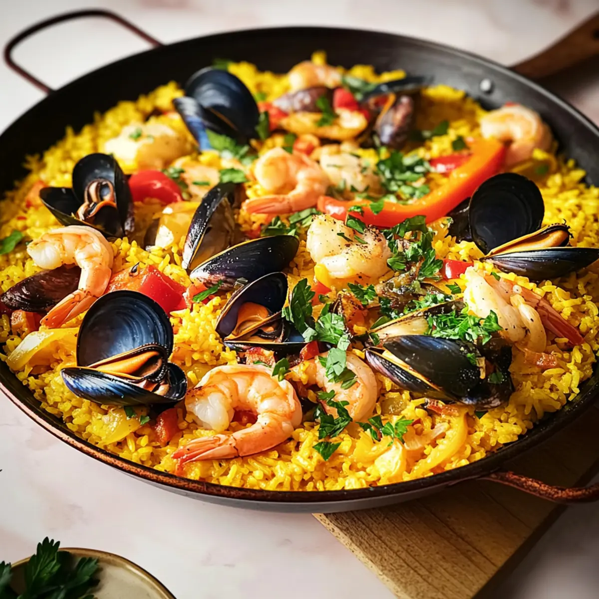 One-Pan Seafood Rice: Quick Dinner That Delivers Big Flavor!