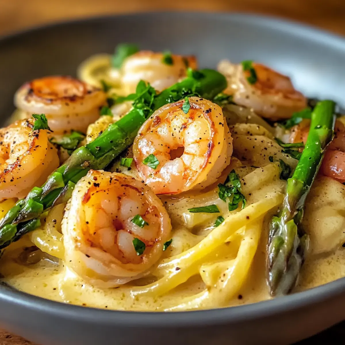 Creamy Shrimp Asparagus Carbonara: Your 30-Minute Feast