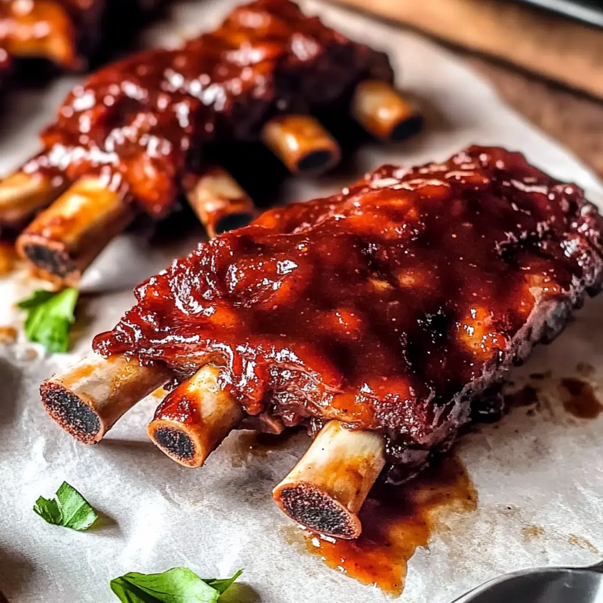 Memorial Day Sticky BBQ Vegan Ribs That Wow Your Guests
