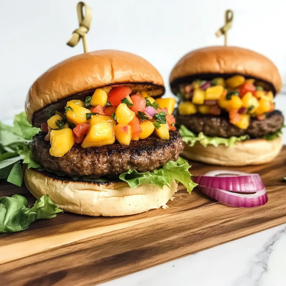 Jerk Burgers with Mango Salsa: A Taste of Caribbean Summer