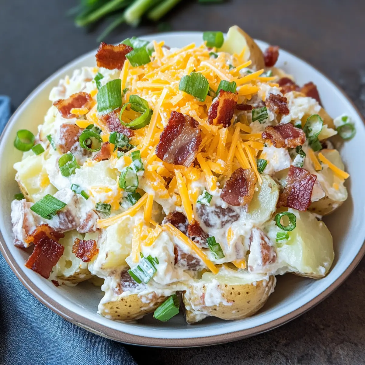 Loaded Baked Potato Salad: Creamy Comfort for Summer Gatherings