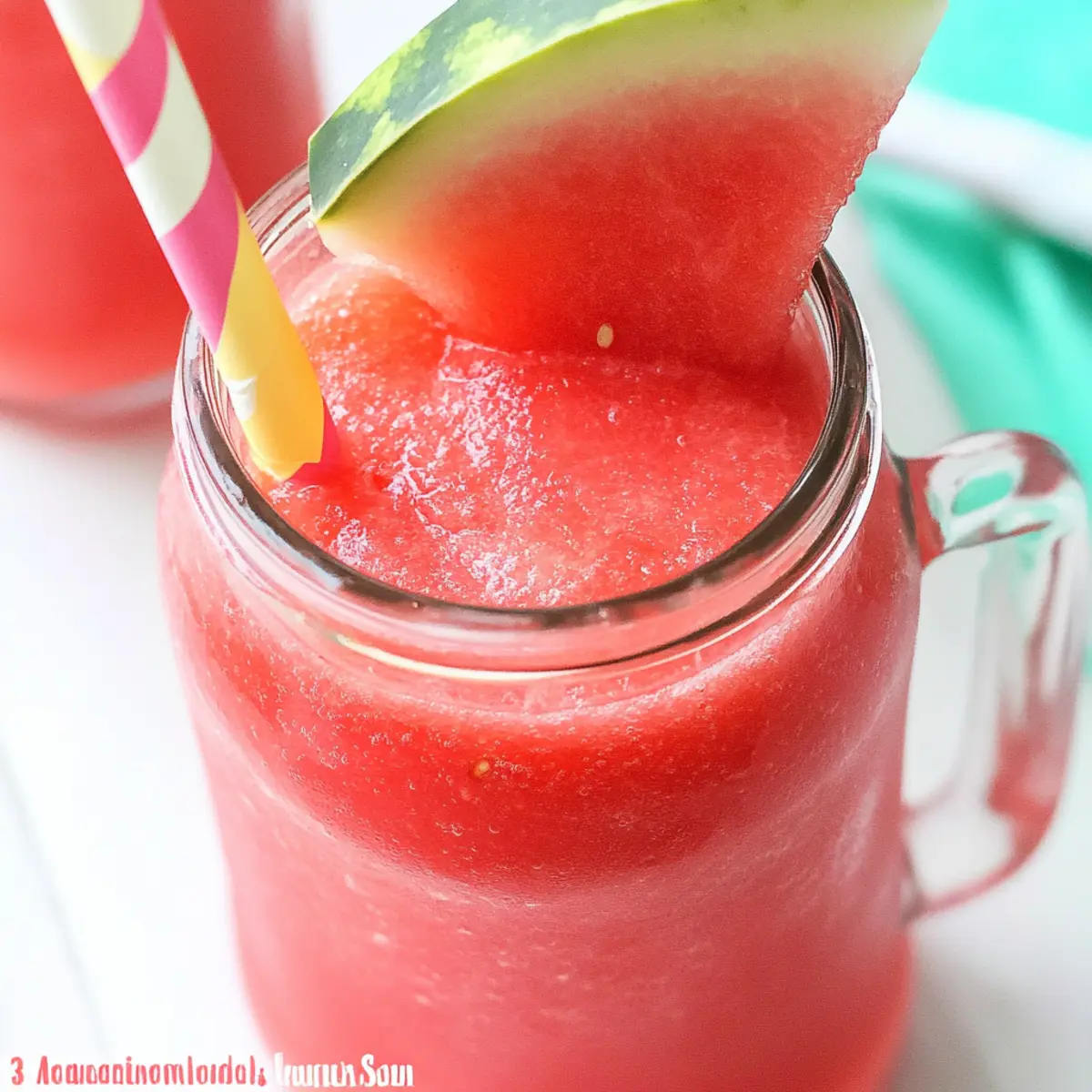 Refreshing 3-Ingredient Watermelon Slush for Hot Summer Days