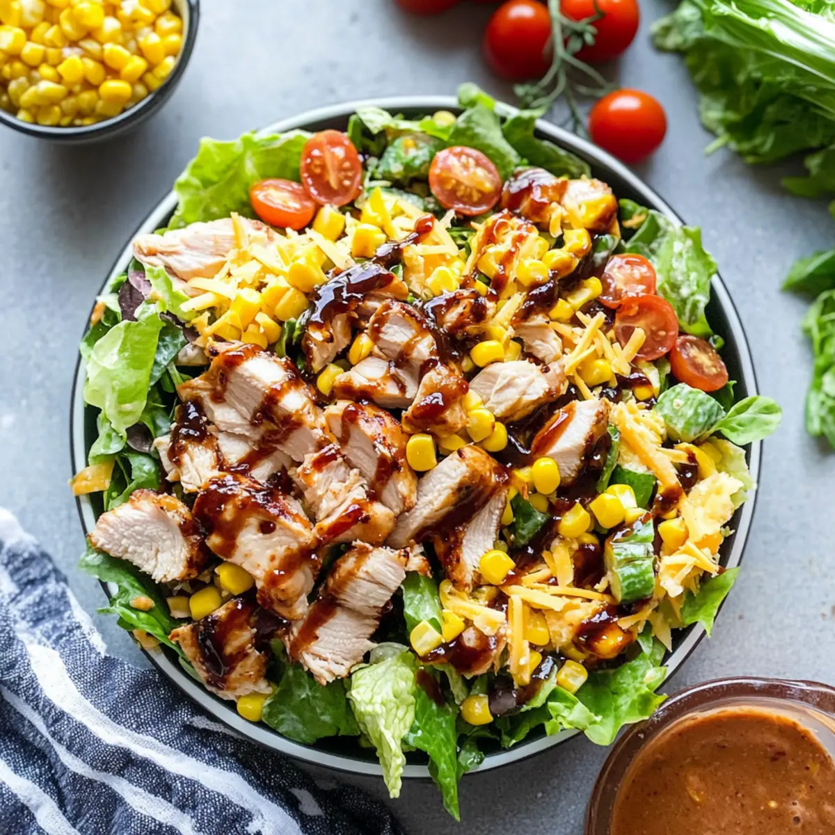 BBQ Chicken Chopped Salad: A Flavorful Summer Delight