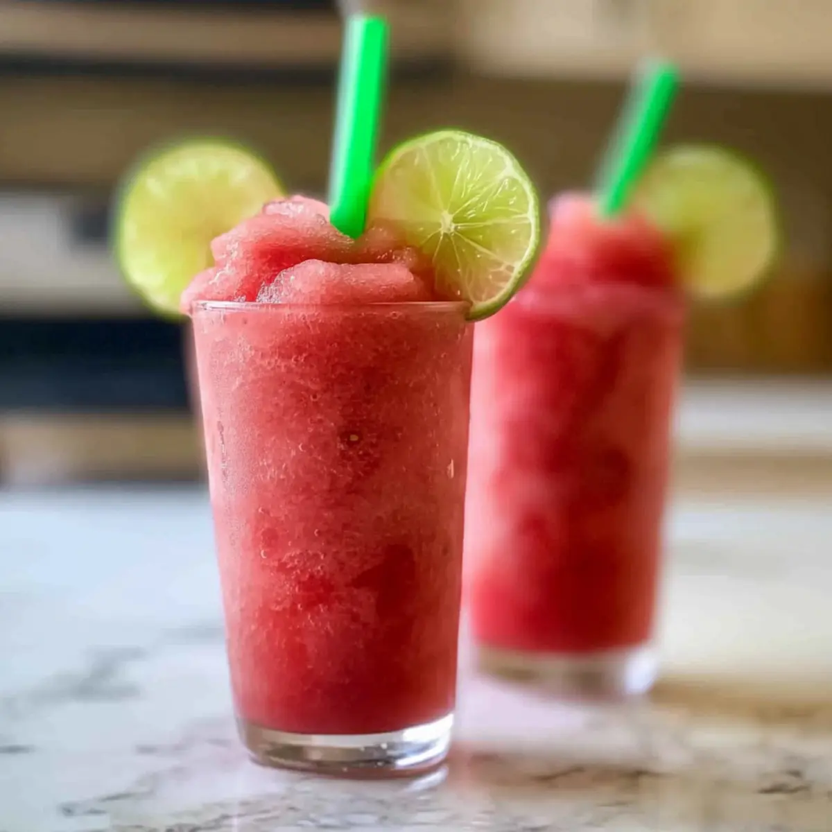 Refreshing Watermelon Slushie Perfect for Hot Summer Days