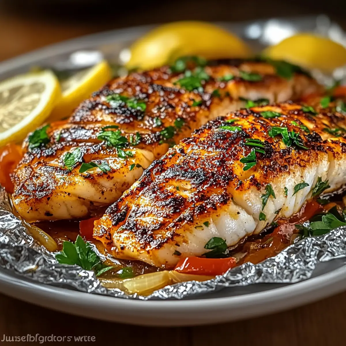 Tender Grilled Fish in Foil - Easy & Flavor-Packed Delight