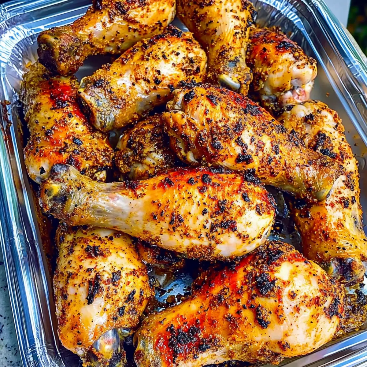 Cajun Grilled Chicken Drumsticks: Juicy Flavor in Every Bite