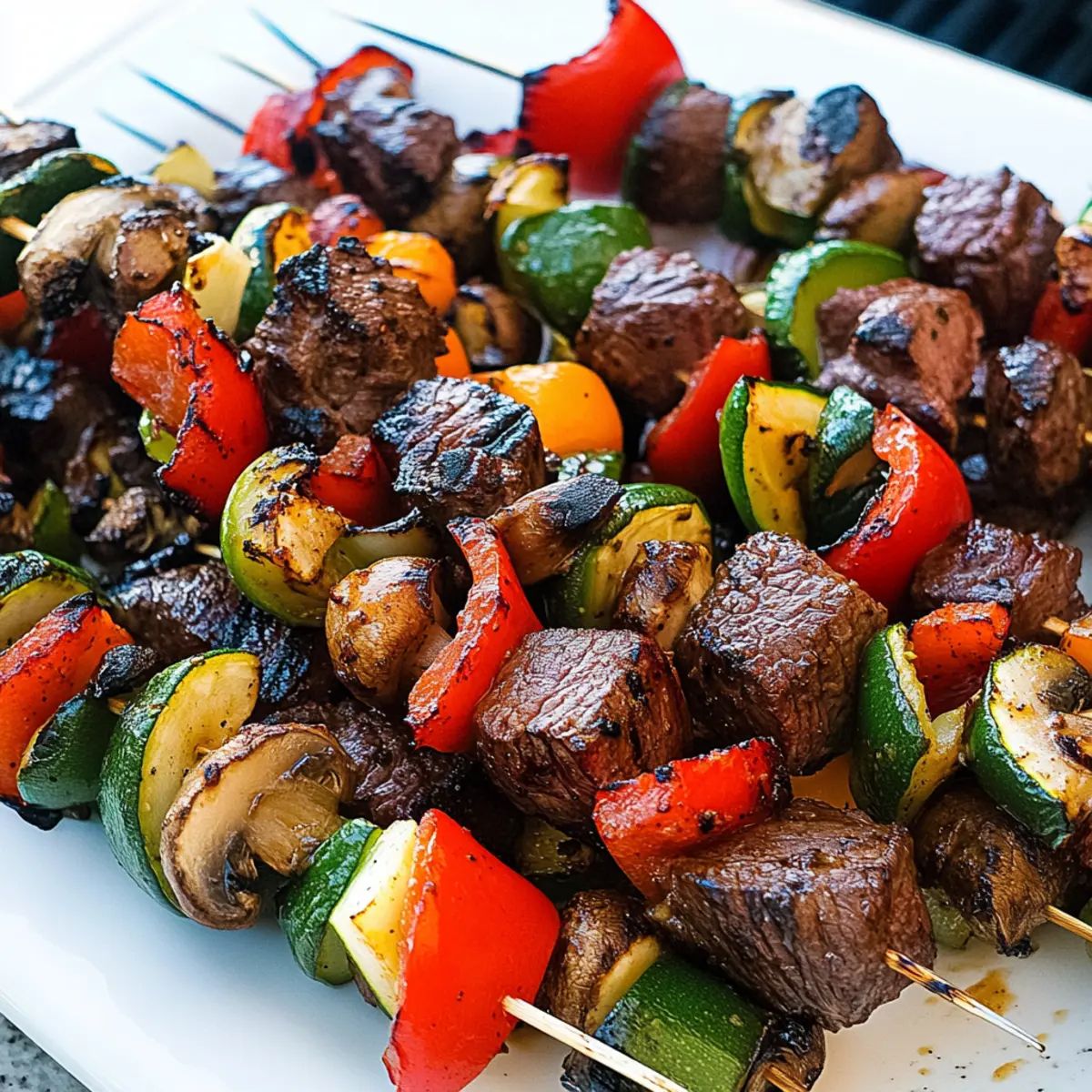Grilled Italian Style Beef Kabobs for a Flavorful Summer Feast