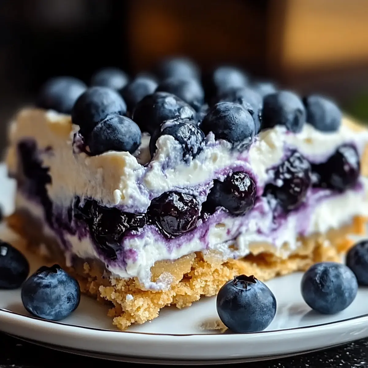 Delightful Blueberry Cream Cheesecake Lasagna You’ll Love