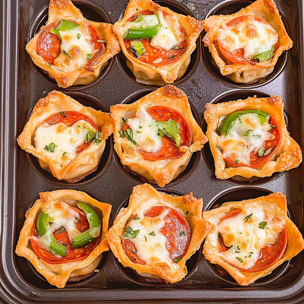 Pizza Wonton Cups: Crispy Bites for Quick Family Fun