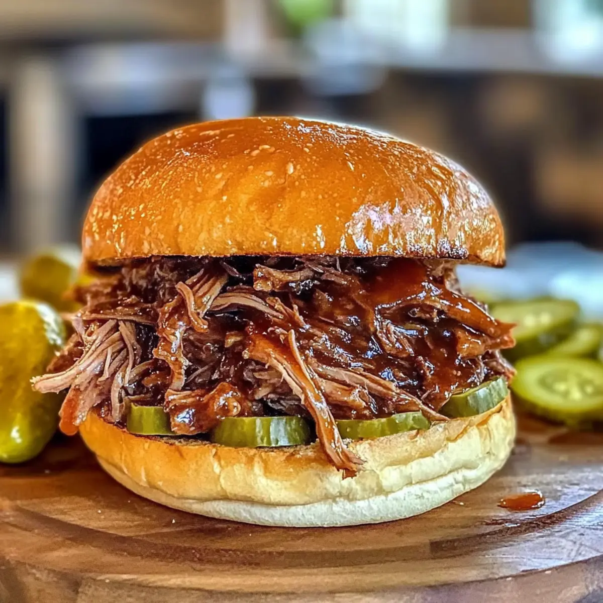 Irresistible Honey Bourbon Pulled Beef Sandwiches for BBQ Bliss