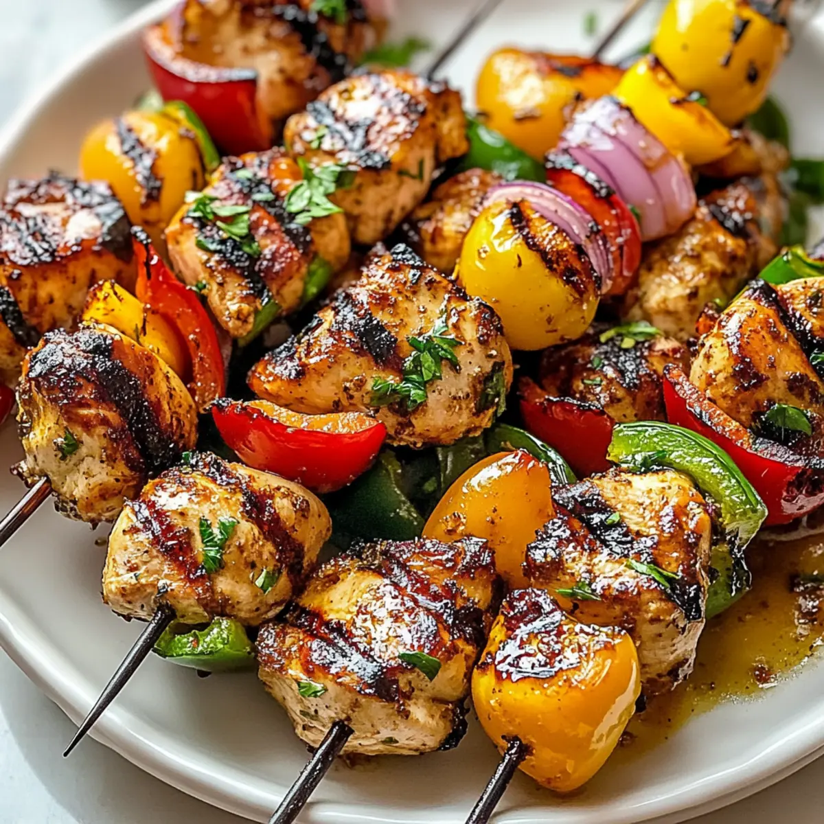 Grilled Chicken Kabobs: Juicy, Colorful Flavor in Every Bite
