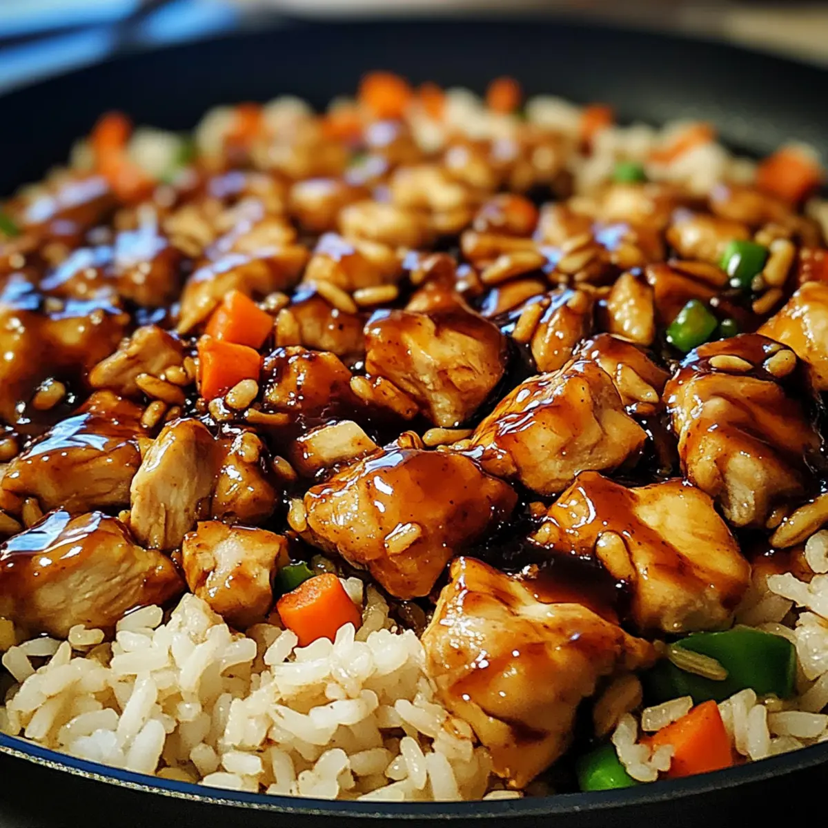 One-Pan Bold Honey BBQ Chicken Rice for Effortless Weeknight Dinners