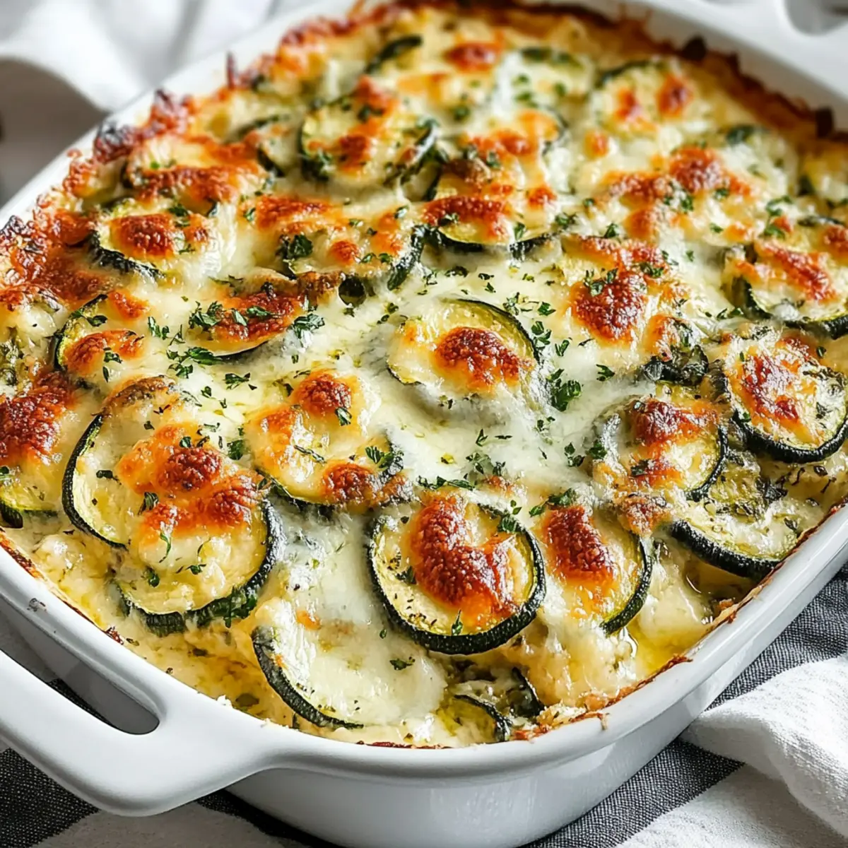 Creamy Baked Zucchini and Cheese Casserole for Cozy Nights