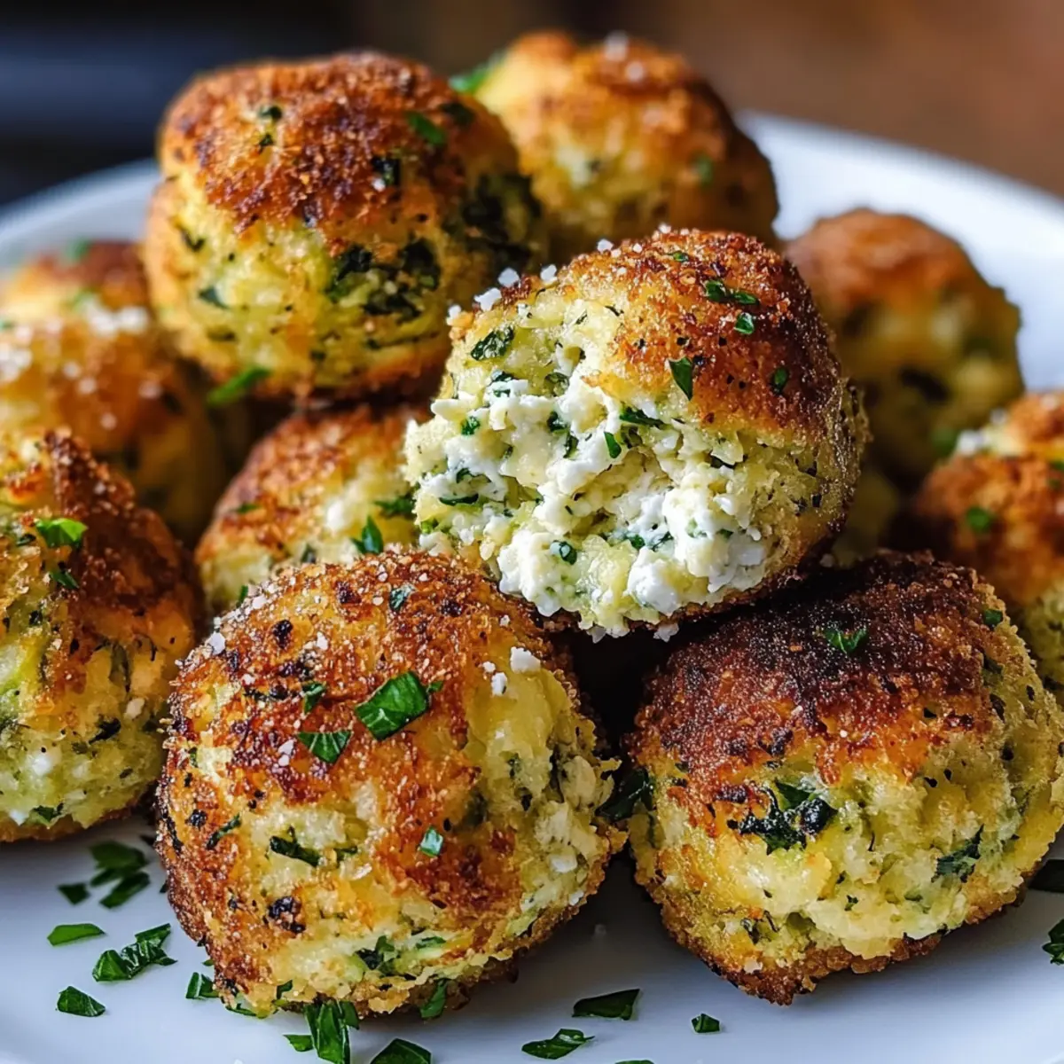 Irresistibly Crunchy Zucchini-Feta Balls You’ll Love