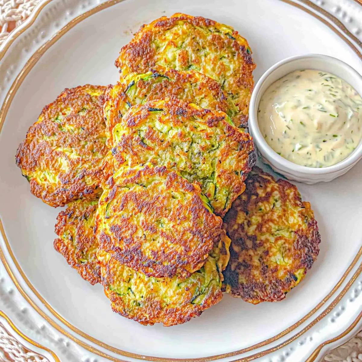 Crispy Air Fryer Zucchini Fritters for Guilt-Free Snacking