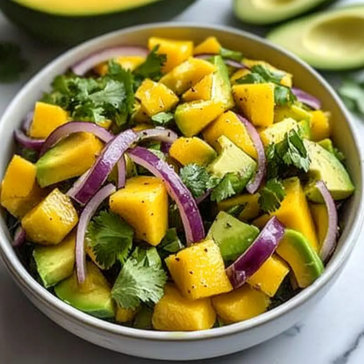 Fresh Mango Avocado Salad: A Tropical Delight for Summer!