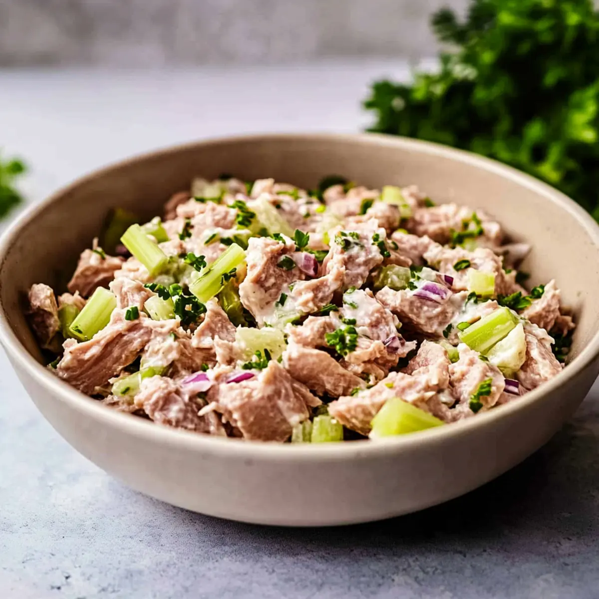 Delicious Tuna Salad with Greek Yogurt for a Healthy Twist
