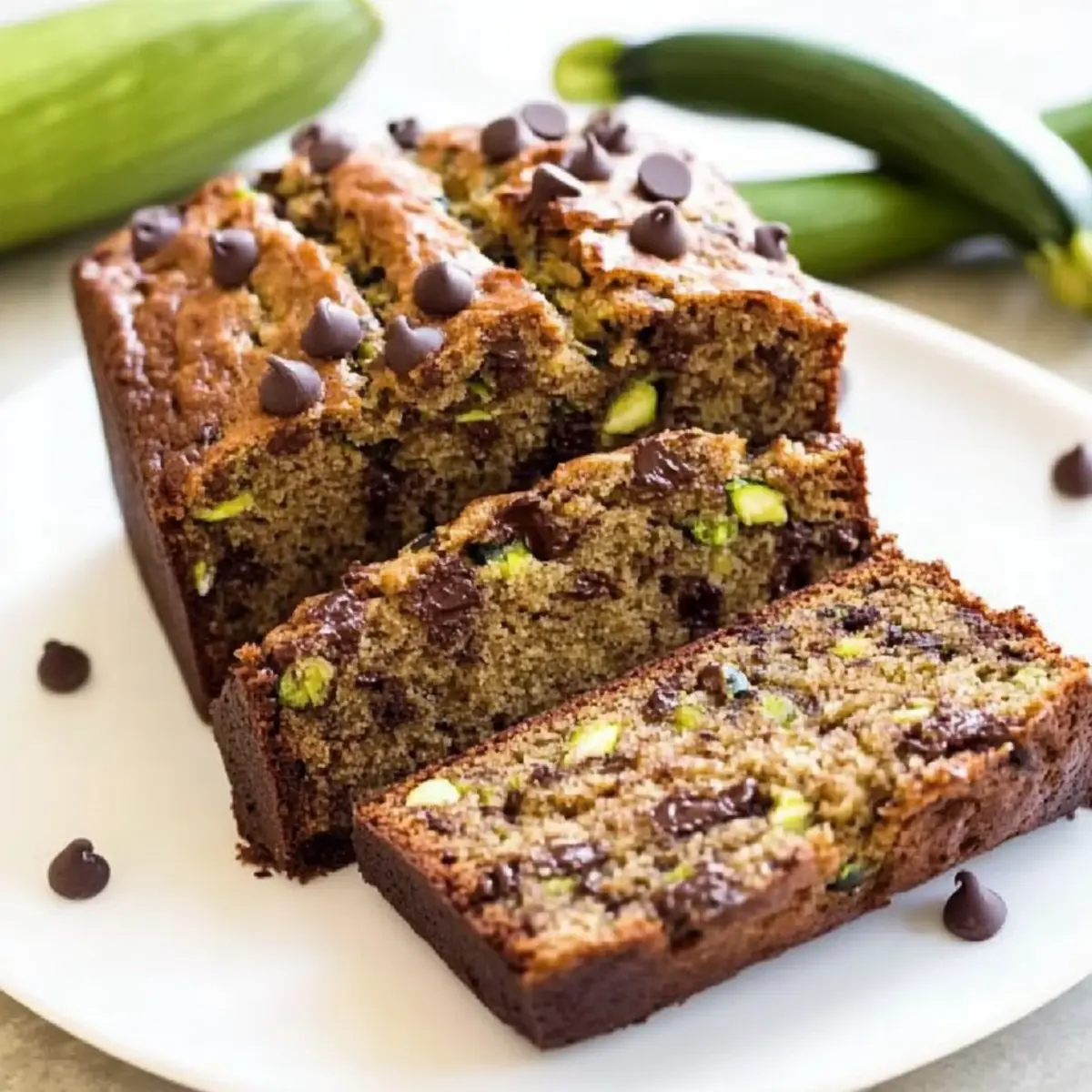 Irresistibly Moist Chocolate Chip Zucchini Bread Recipe