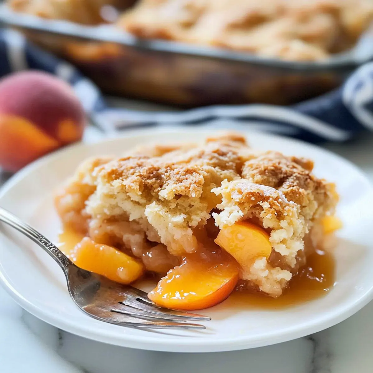 Irresistible Vegan Peach Cobbler: Your Summer Sweet Escape