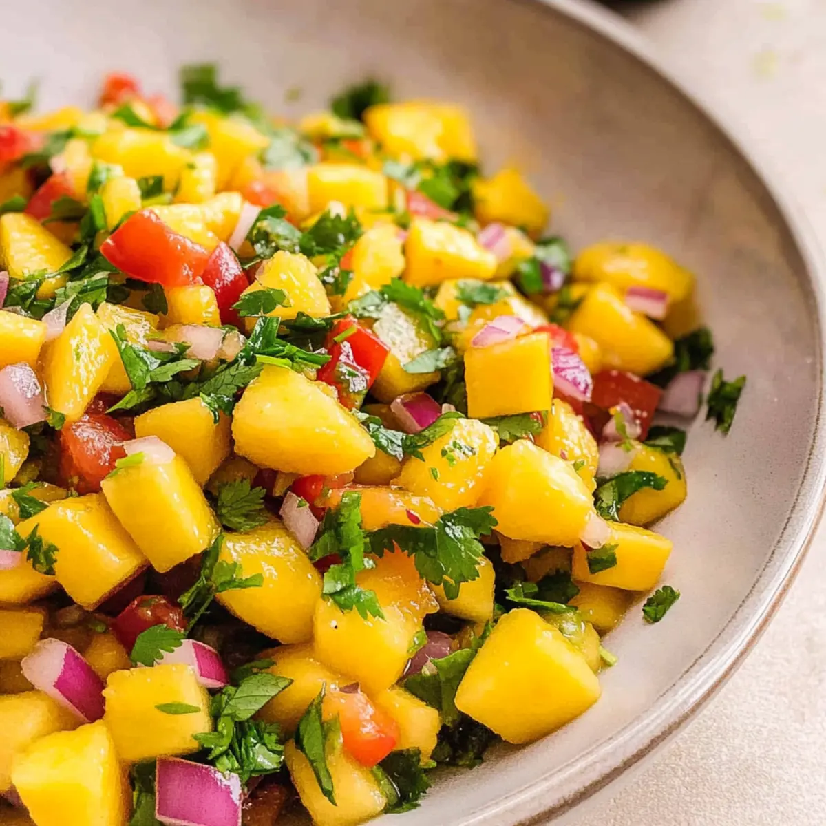 Fresh Mango Salsa Recipe for a Zesty Party-Ready Dip