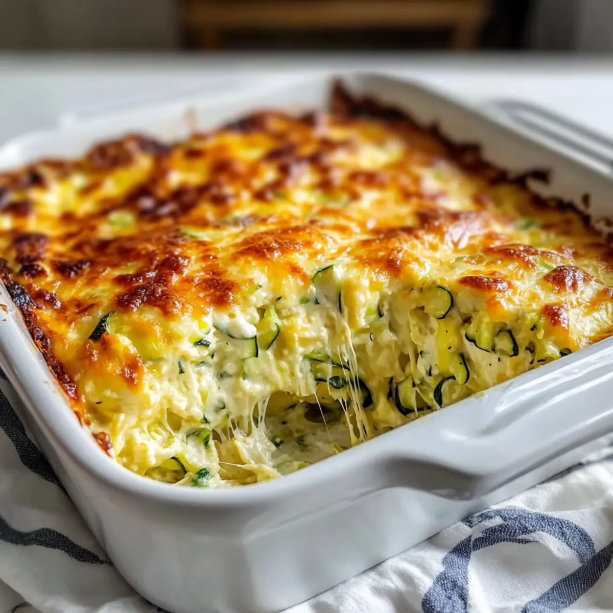 Cheesy Shredded Zucchini Casserole You Need Tonight