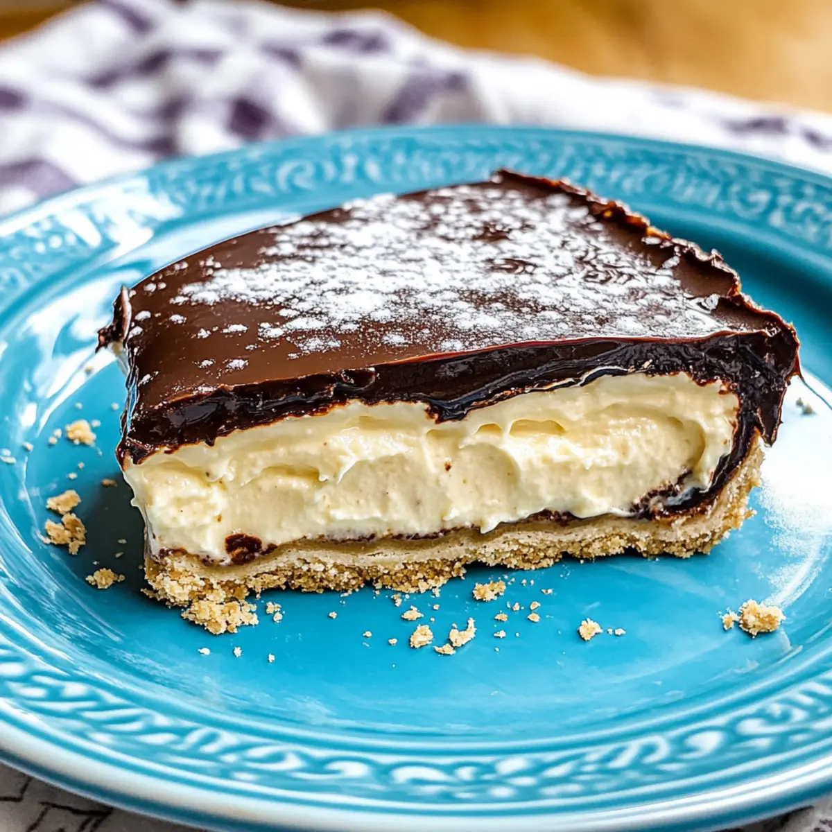 No Bake Chocolate Eclair Pie: The Creamy Delight You Crave