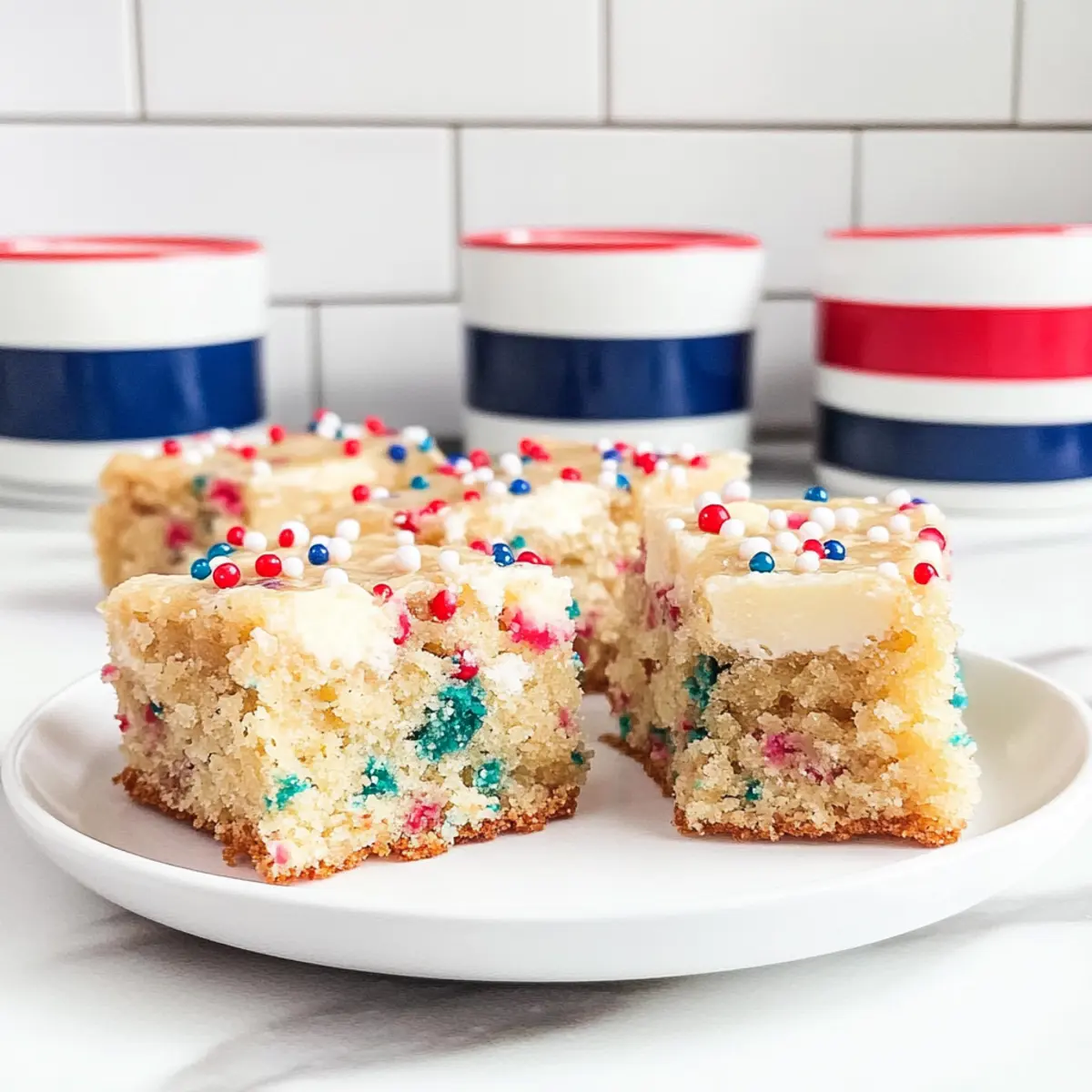 Irresistible 4th of July Gooey Butter Bars to Savor