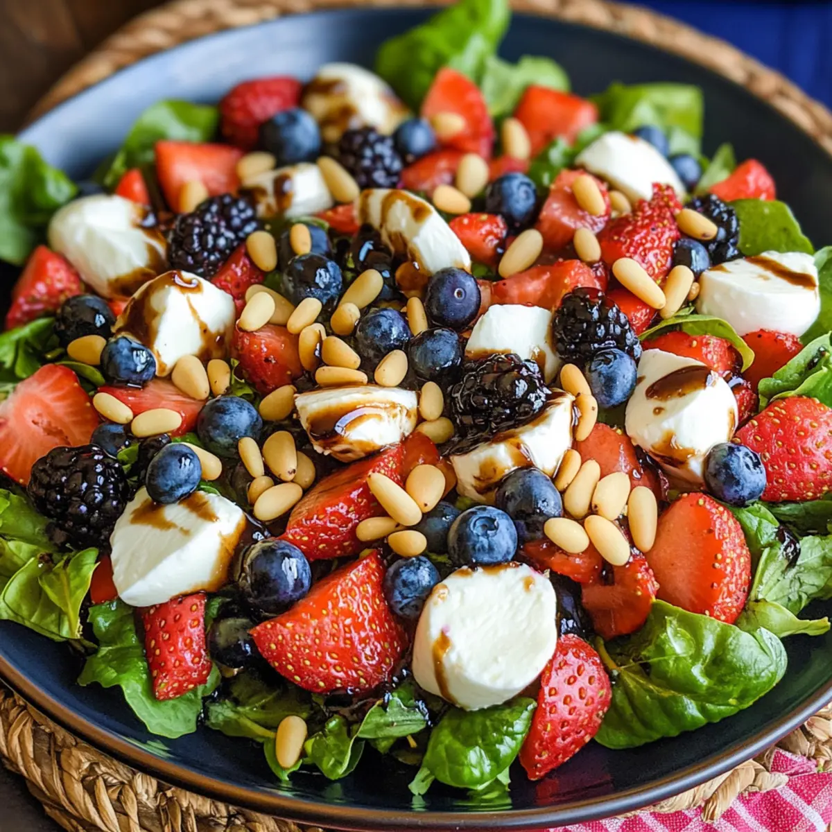 Berry Caprese Salad: A Festive Twist on a Classic Favorite