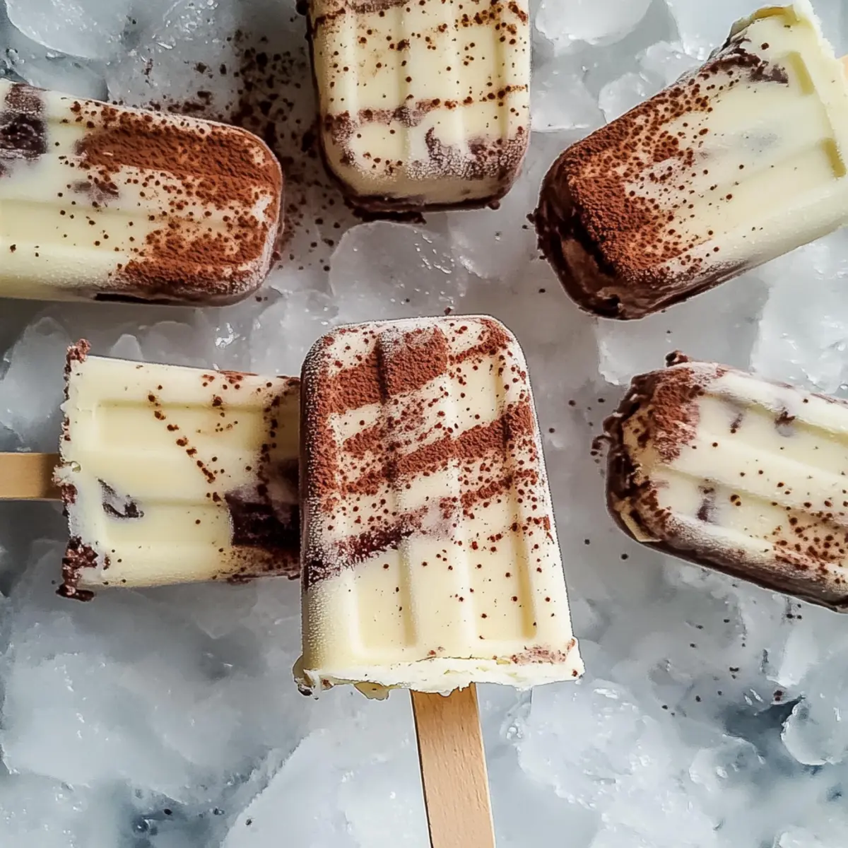 Frozen Tiramisu Popsicles for a Cool Summer Indulgence