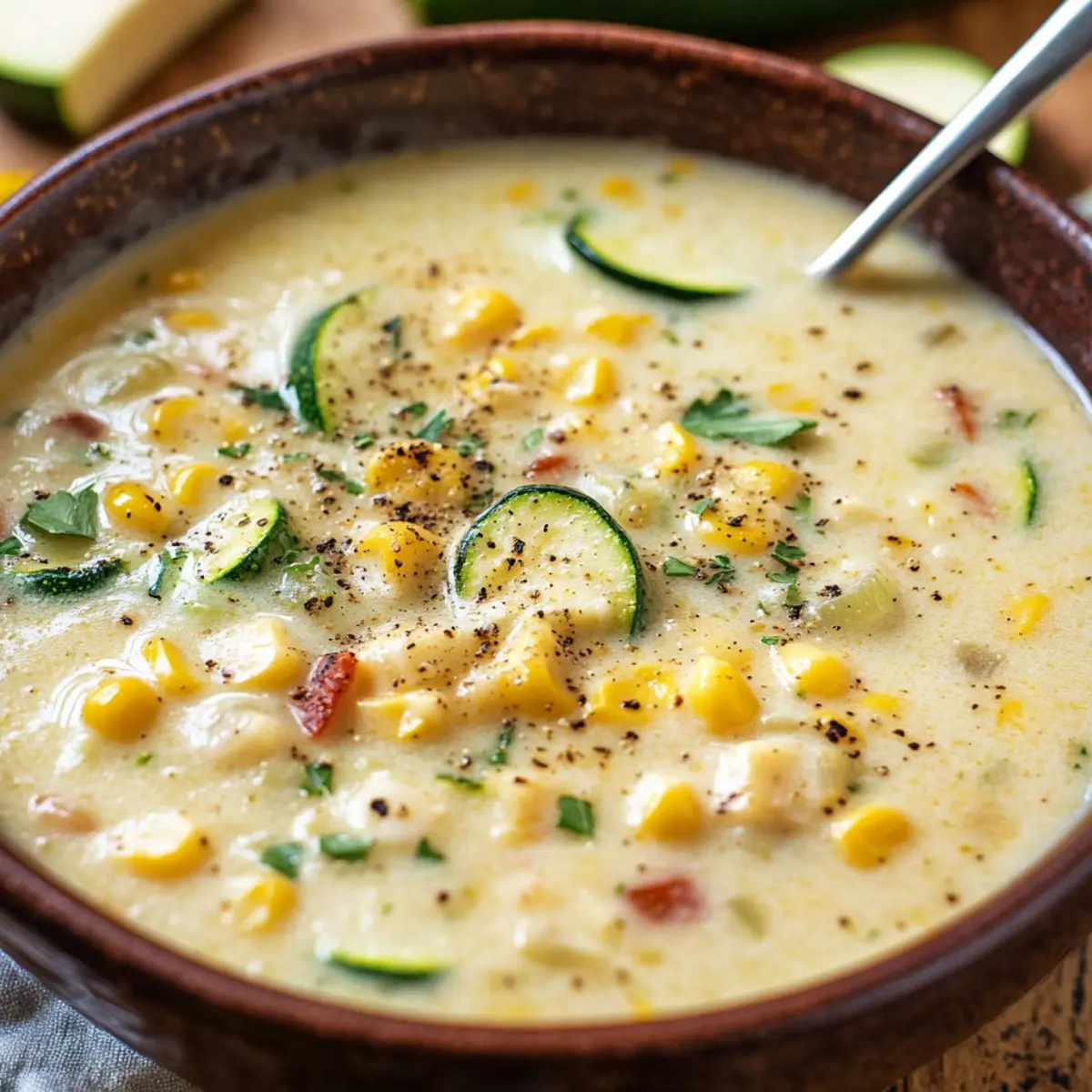 Creamy Summer Corn and Zucchini Chowder You’ll Love