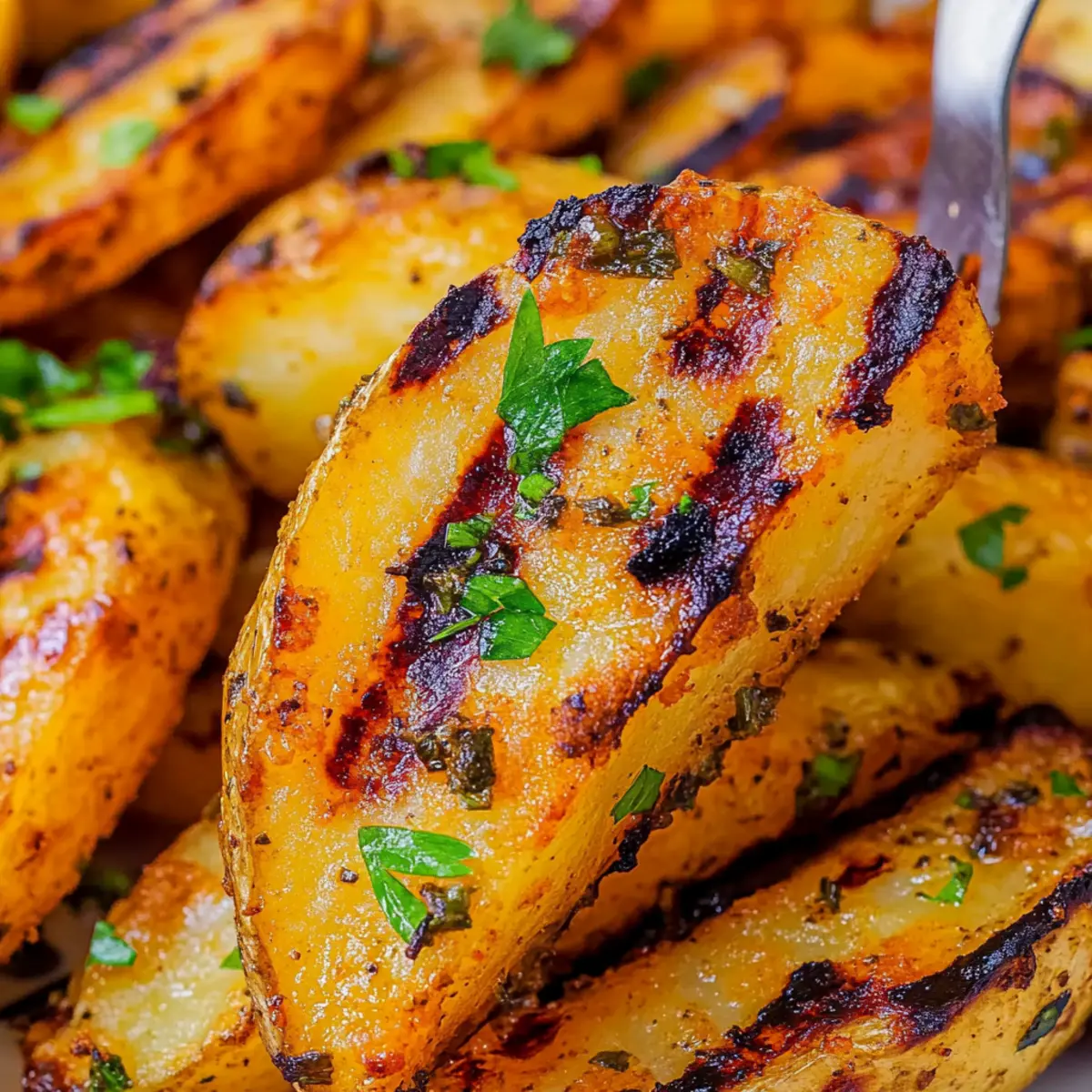 Perfectly Crispy Grilled Potatoes: A Flavorful Side Delight