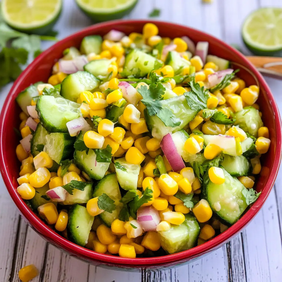 Zesty Cucumber Corn Salad for Refreshing Summer Meals