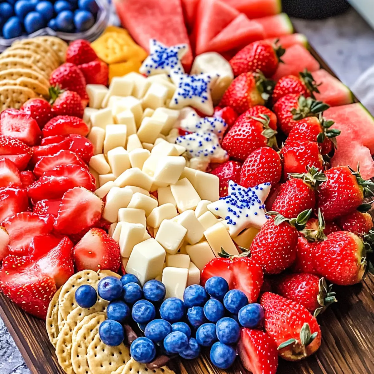 4th of July Charcuterie Board for a Festive Summer Celebration
