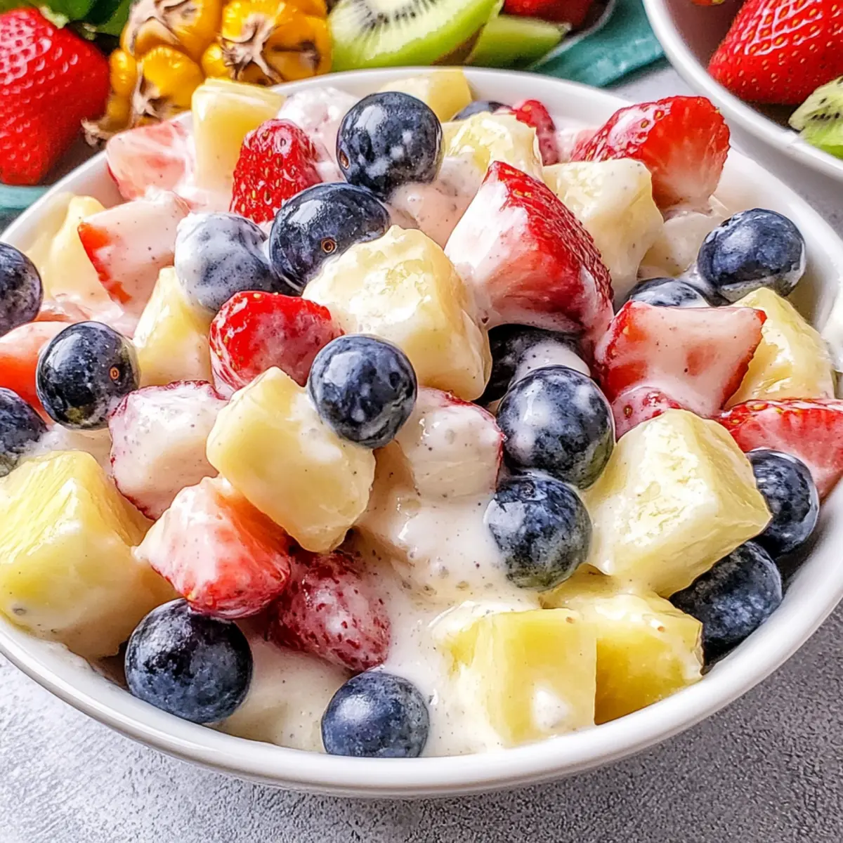 Creamy Fruit Salad Recipe That Brightens Your Day