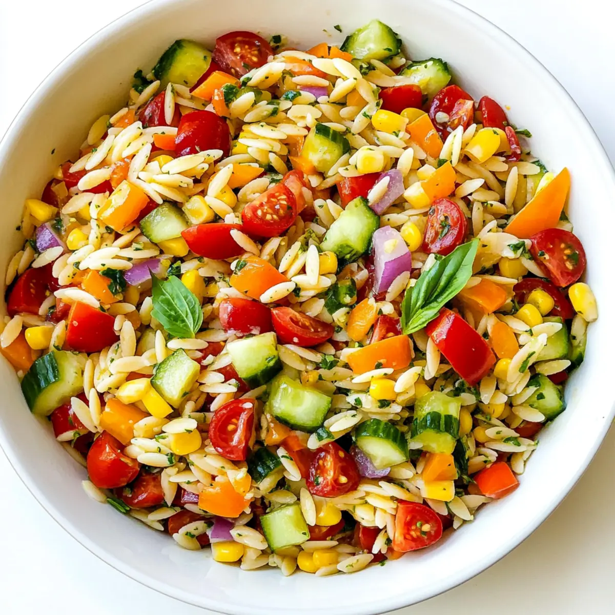 Refreshing Summer Orzo Pasta Salad for Easy Warm Days