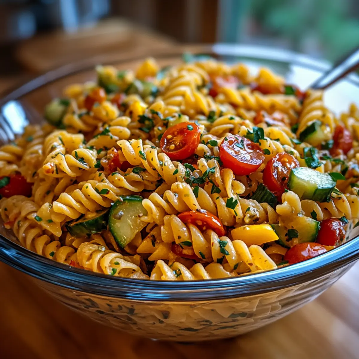 Delicious Family Style Pasta Salad for Every Summer Gathering