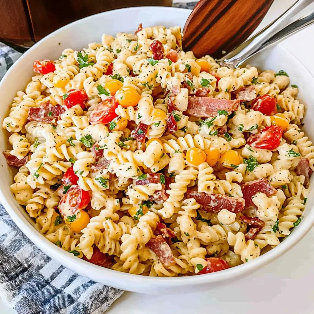Cowboy Pasta Salad: A Creamy Dish for Summer Gatherings