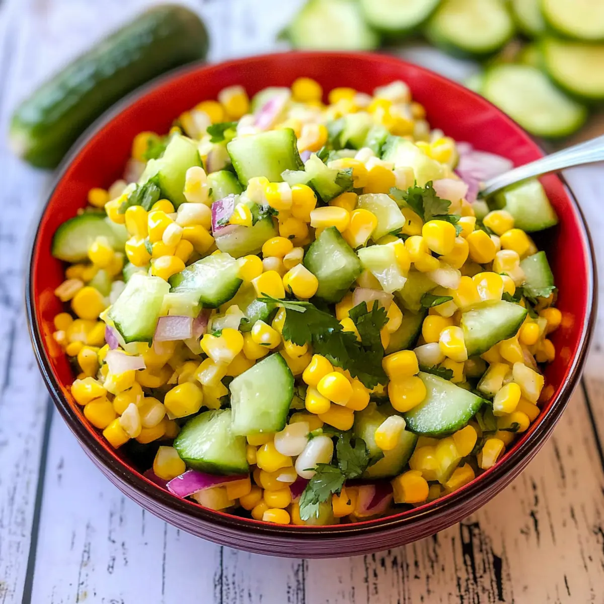 Refreshing Cucumber Corn Salad for Your Summer Table