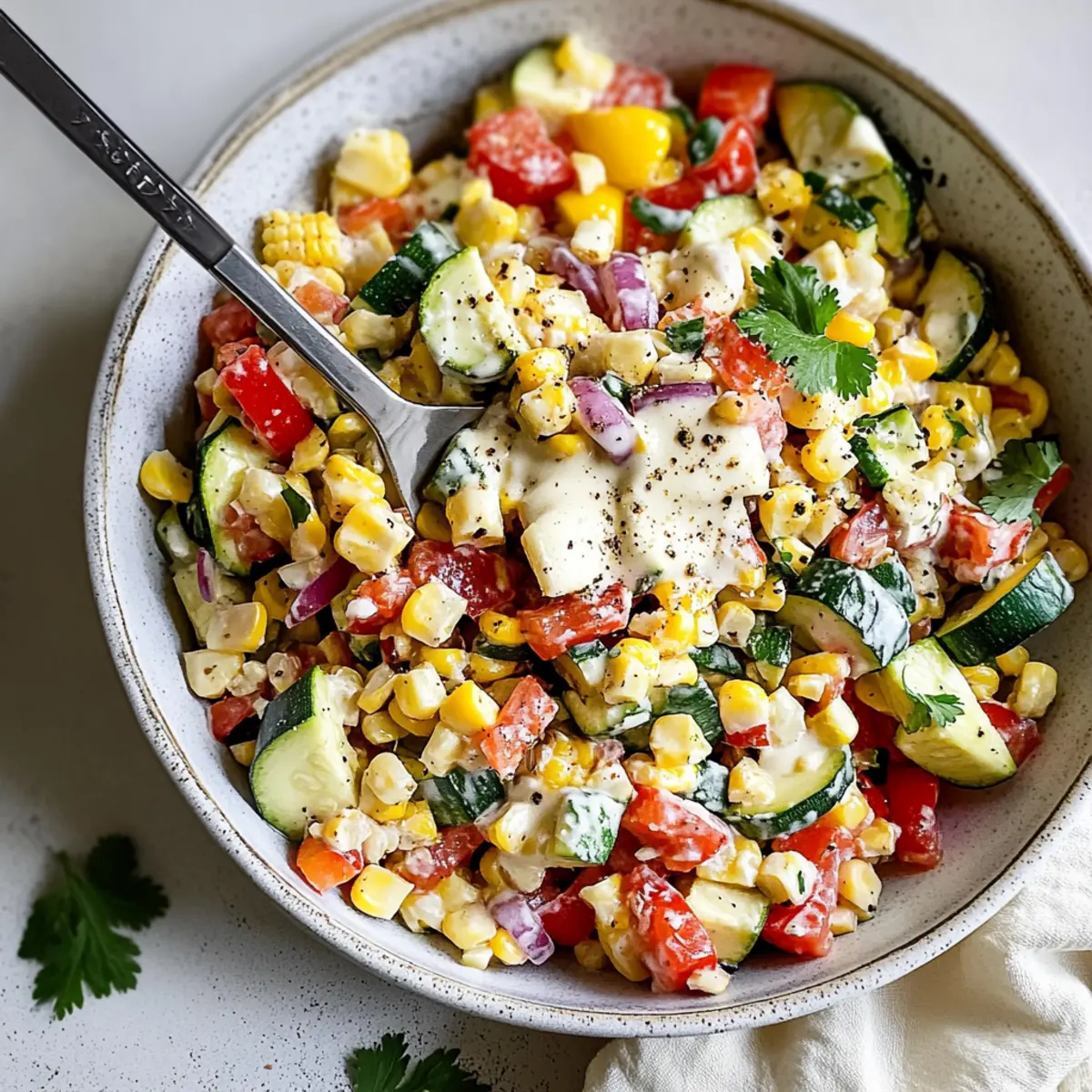 Delicious Zucchini Corn Salad for a Fresh Summer Twist