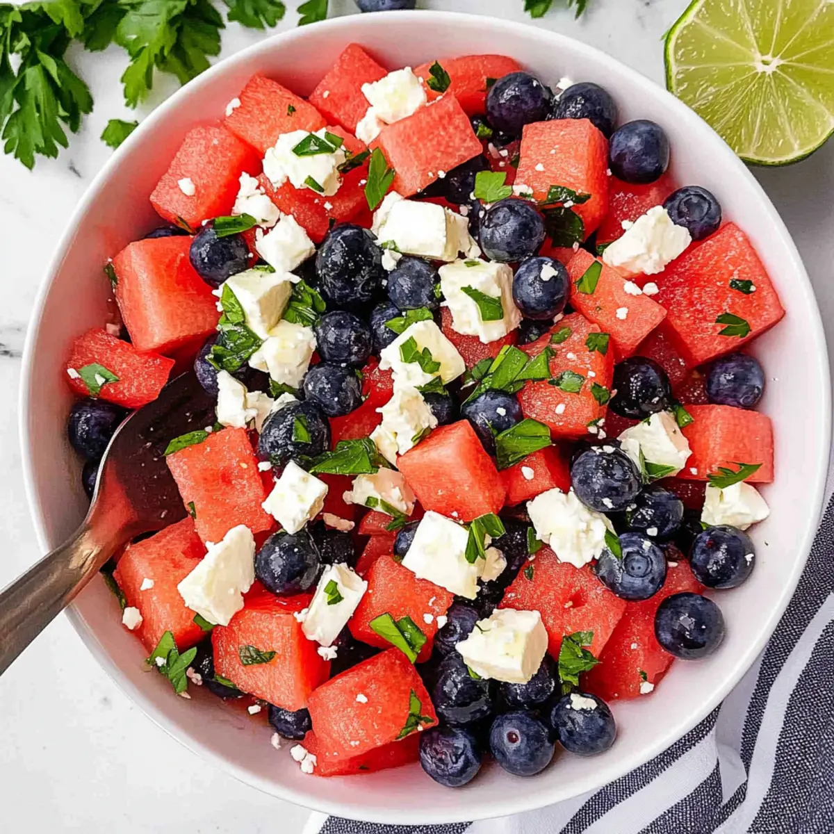 Irresistibly Refreshing Watermelon Feta Salad for Summer Bliss