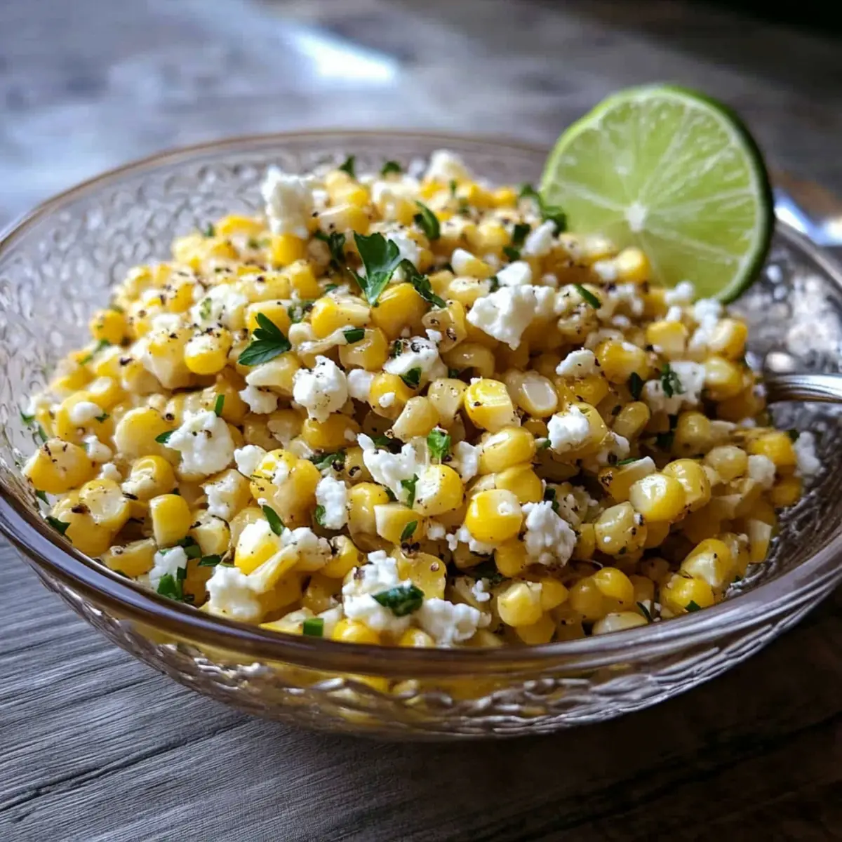Savory Cheesy Corn Bliss: Quick Side Dish for Grilling Fun