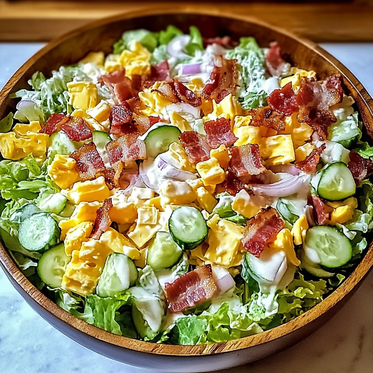 Fresh and Crunchy Ranch Salad That Will Steal the Show