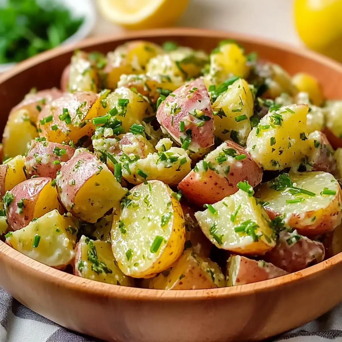 Vibrant Tasty Herb Potato Salad for Your Summer Gatherings