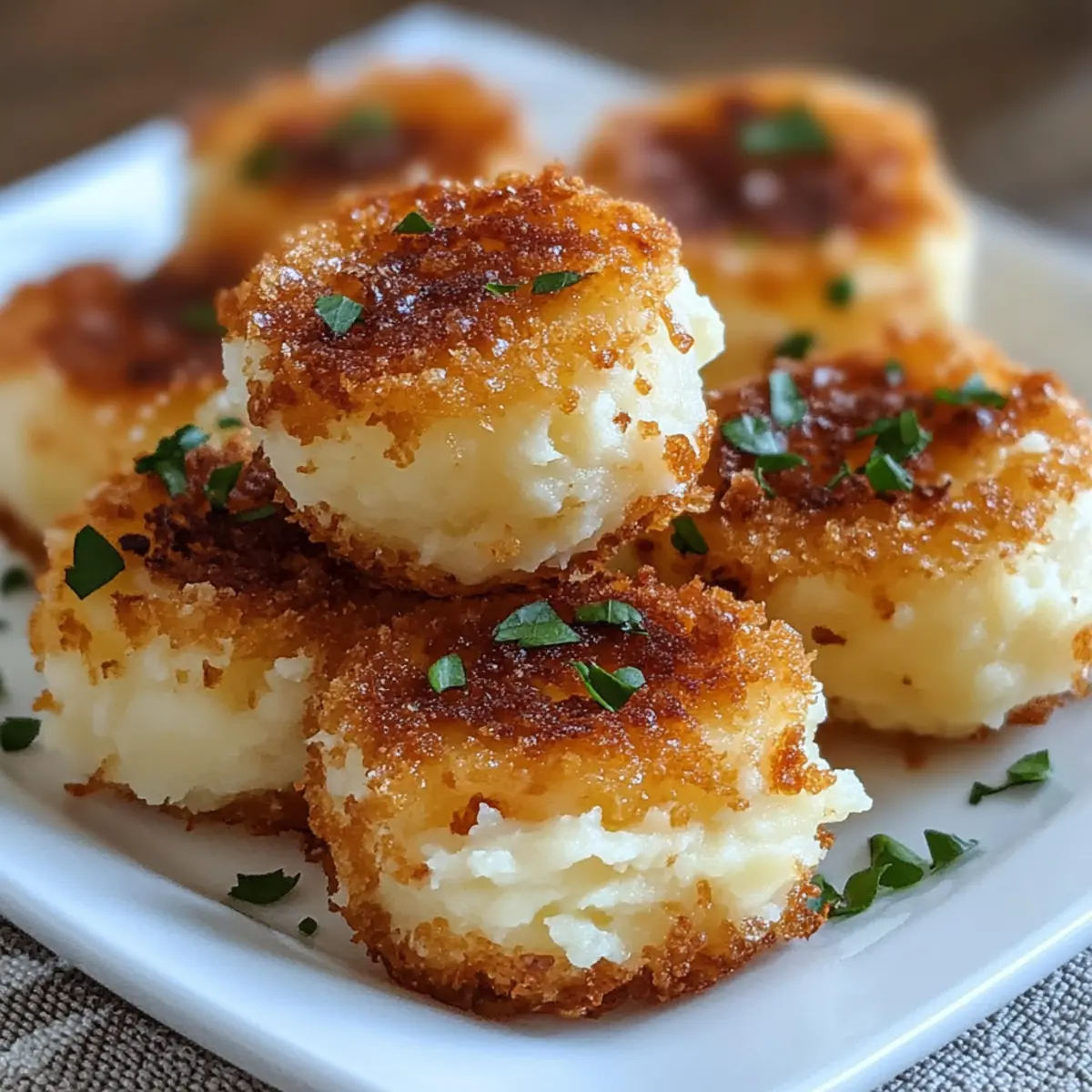 Crispy Loaded Mashed Potato Bites for Ultimate Comfort Food