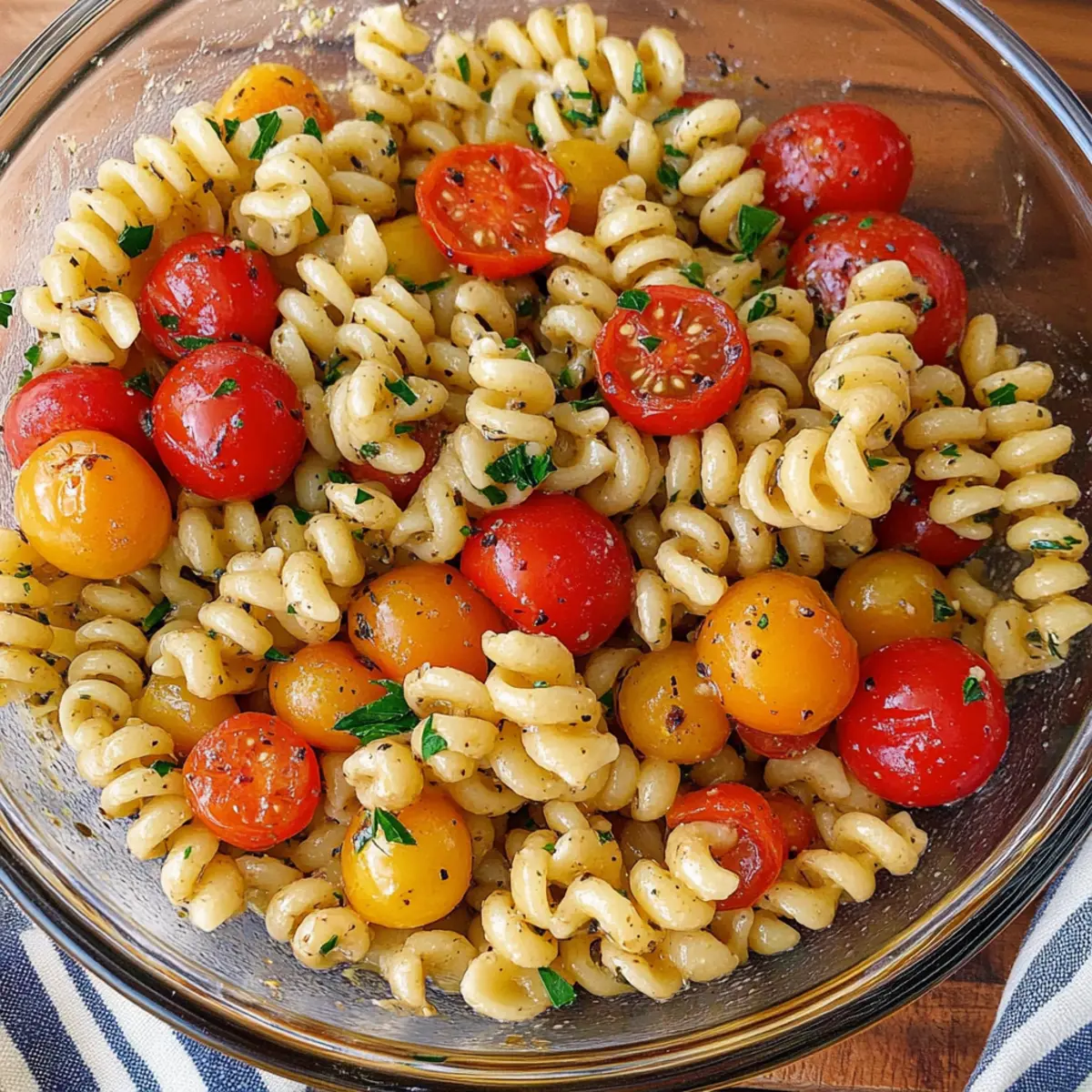 Summer-Ready Tomato Pasta Salad Bursting with Flavor