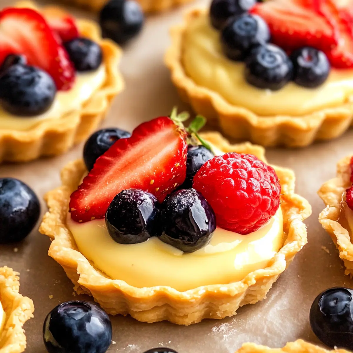 Mini Fruit Tarts With Pastry Cream: A Taste of Sunshine