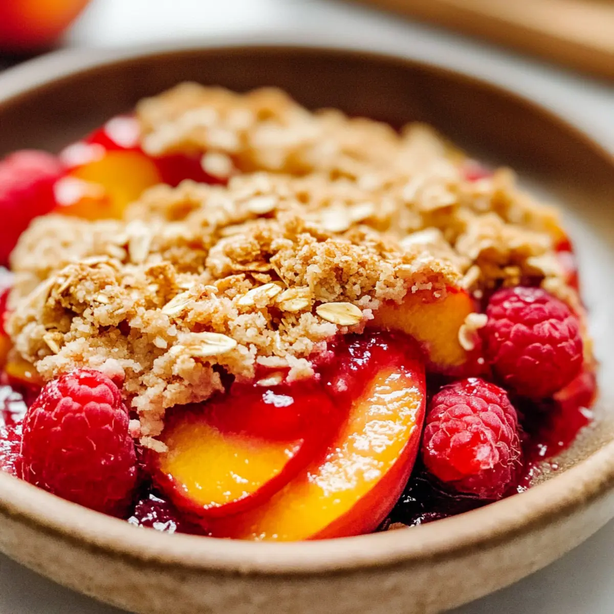 Raspberry Peach Cobbler to Brighten Your Summer Days