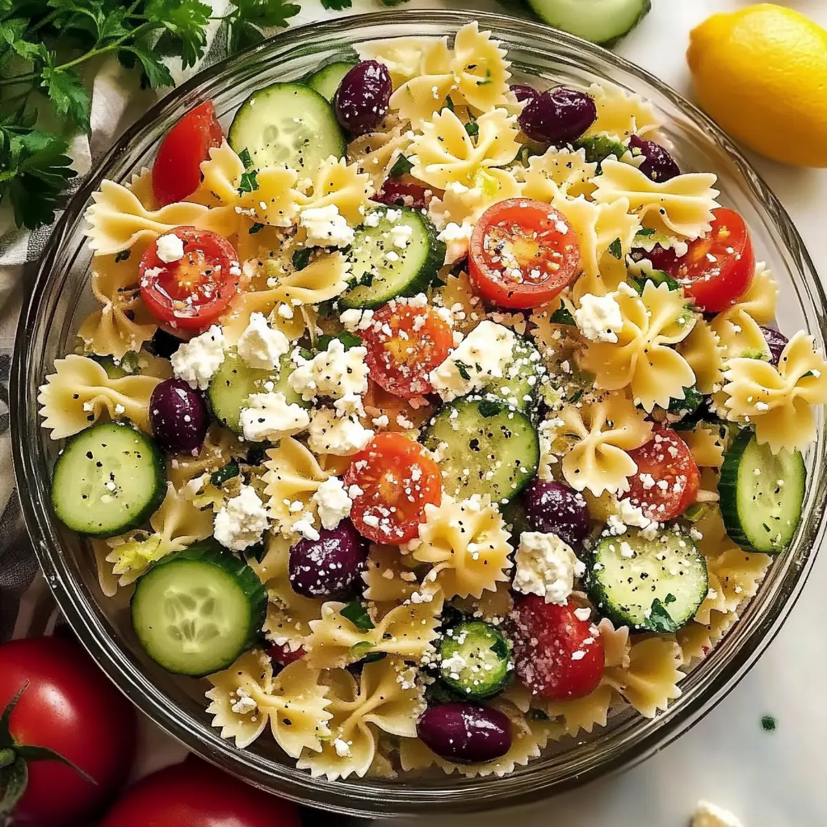 Mediterranean Pasta Salad That Dazzles and Delights